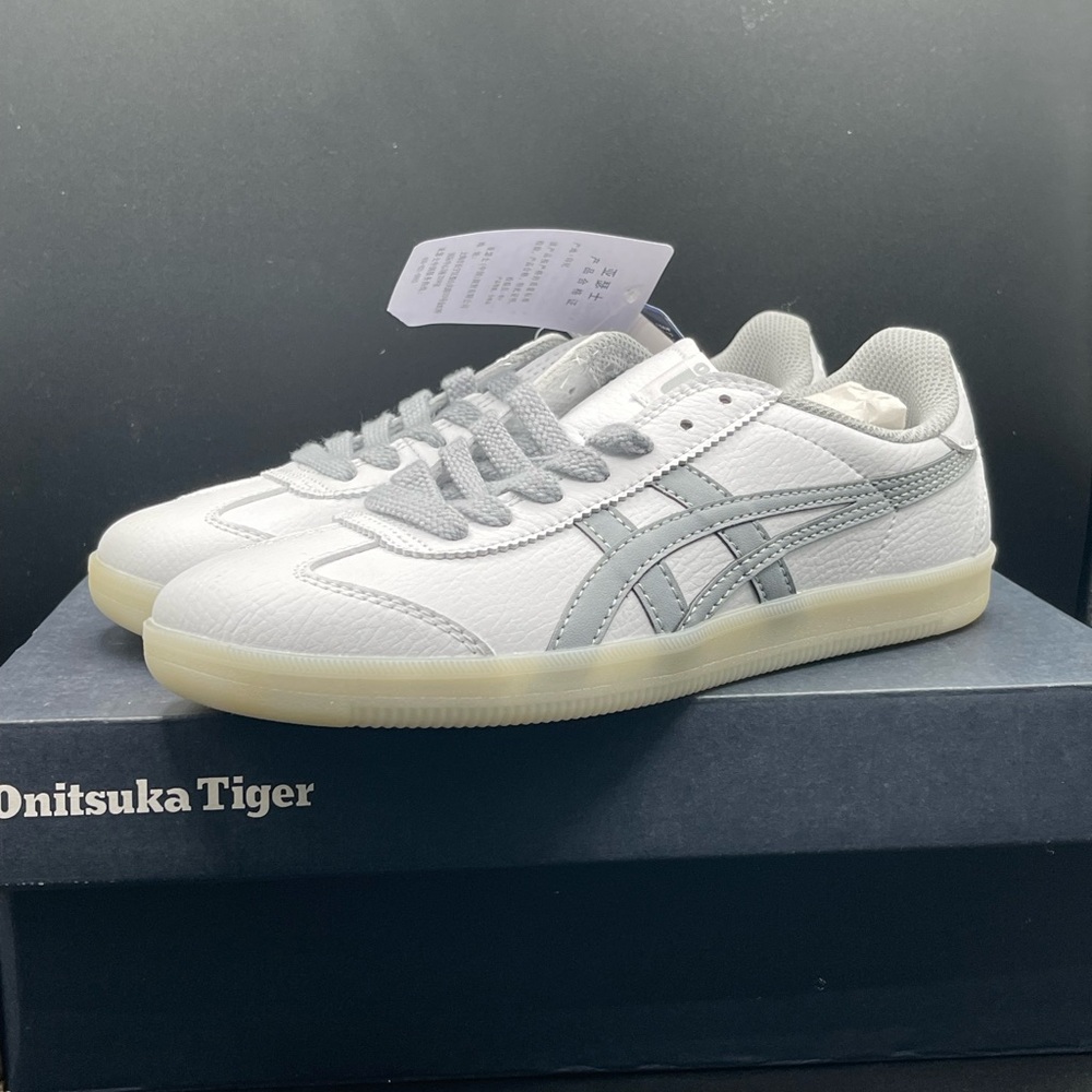 Onitsuka Tiger by Asics Men's White and Gray Sneakers